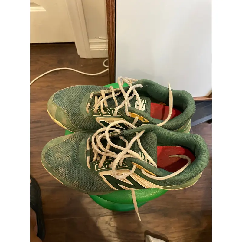 Green Used Adult Men's Size 9.0 (Women's 10) Turf Cleats New Balance Low Top