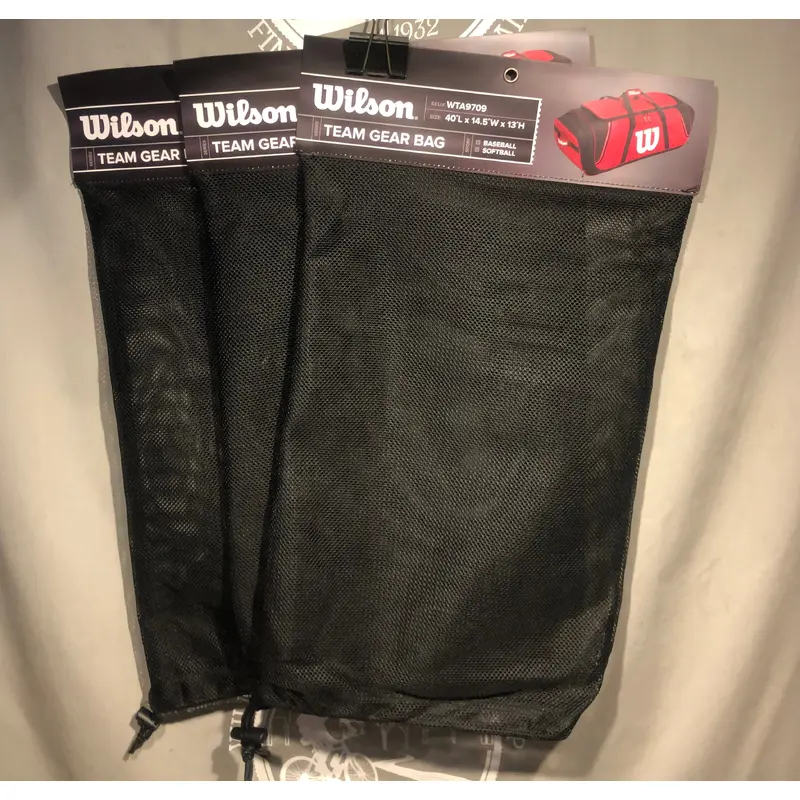 New Wilson Mesh Gear Bag 20" x 13"
