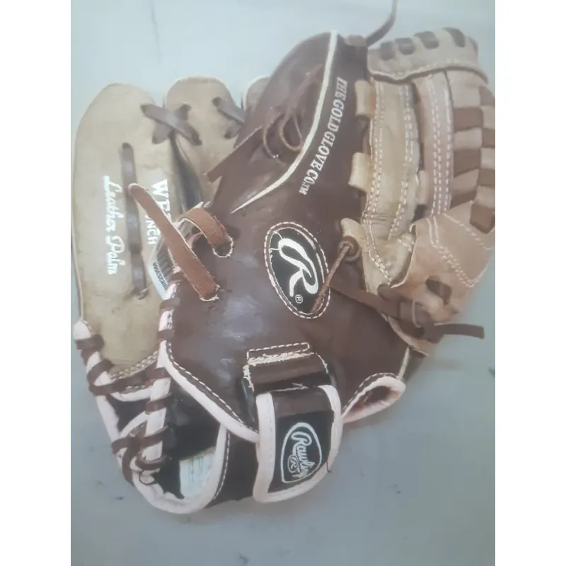 Used Rawlings Left Hand Throw Infield Baseball Glove 12"