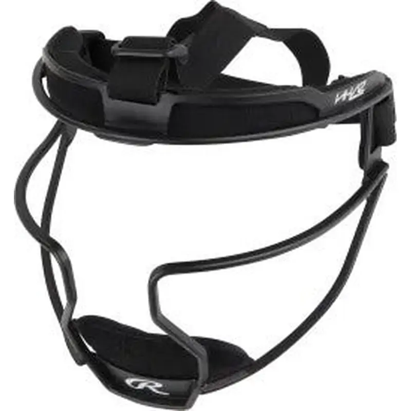 New Rawlings Hi-Viz Fielders Mask Youth Black 11506-RAWRSBFMVYB