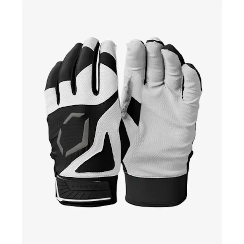 New Evoshield Srz1 Adult Batting Gloves Black Xxl