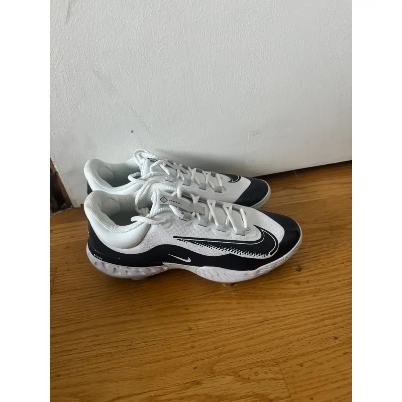 White Men's Size M 11.5 (W 12.5) Nike Low Top Metal (New)