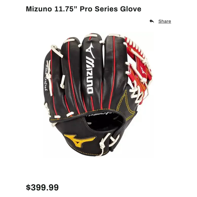 New  Infield 11.75" Pro Baseball Glove