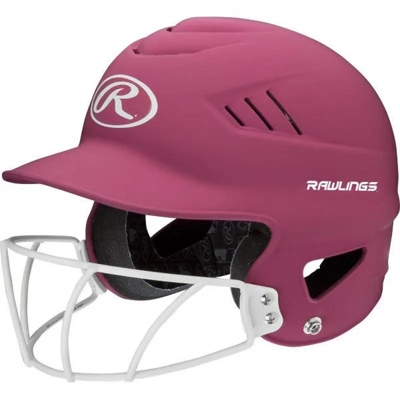 New Rawlings COOLFLO Batting Helmet w/Mask 11506-COOLFLO