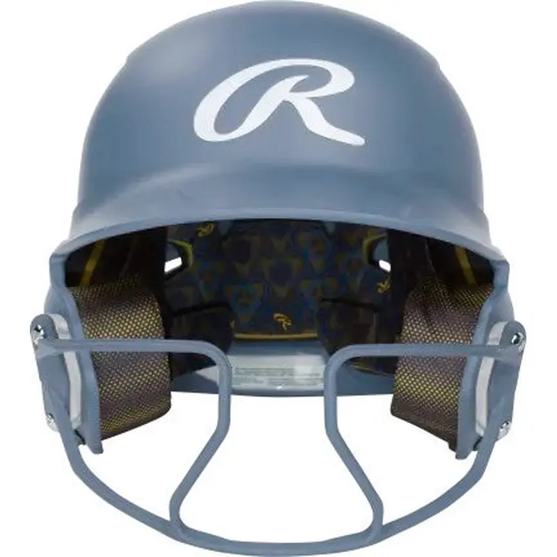 New Rawlings Mach Hi-Viz Batting Helmet Sr Carolina Blue 11506-RAWMCHVIZSCB