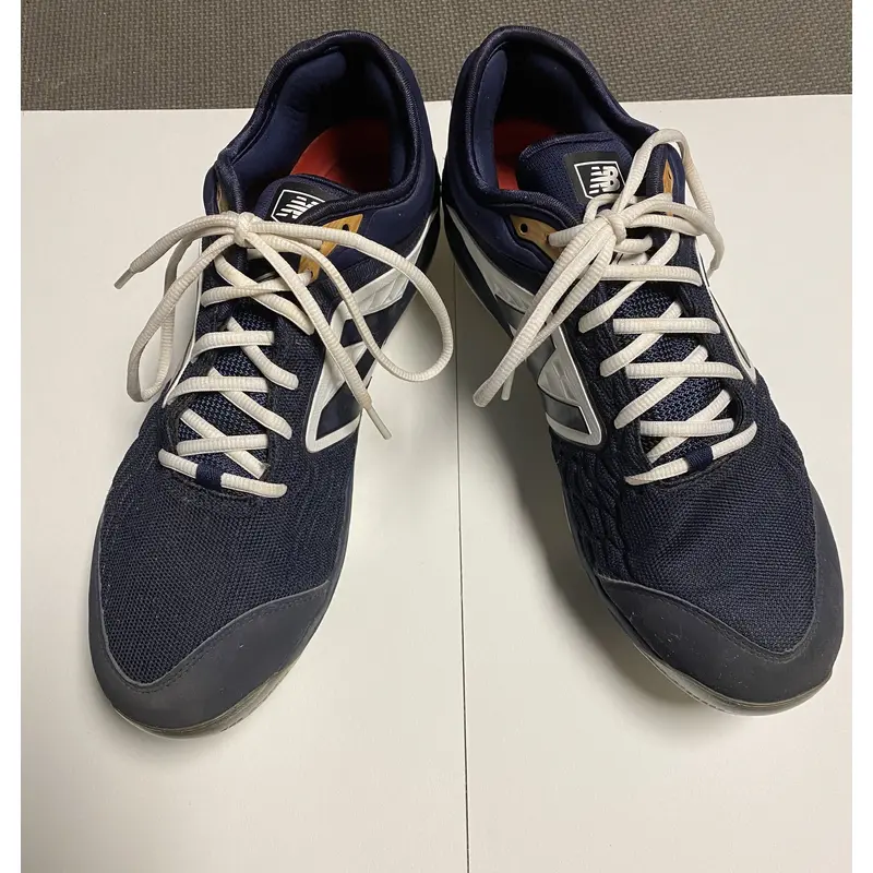 Blue Used Size 12 (Women's 13) Adult Men's New Balance Low Top Metal