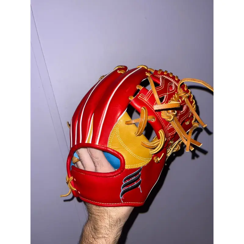 Emery 11.75" Custom Red Tan Japanese Kip