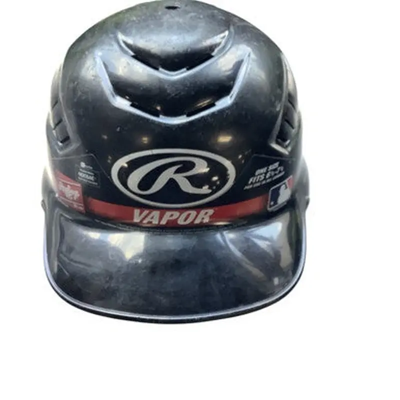 Used Rawlings VAPOR Batting Helmet No Mask Black One Size 11479-S000400079