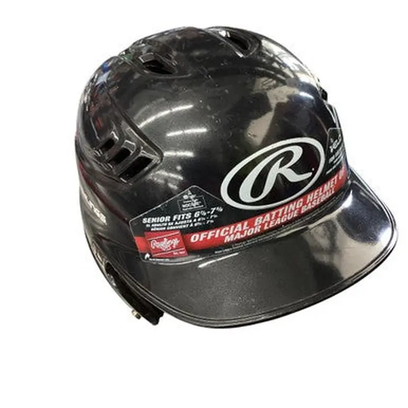Used Rawlings BASEBALL HELMET Batting Helmet No Mask Black MD 11760-S000080988