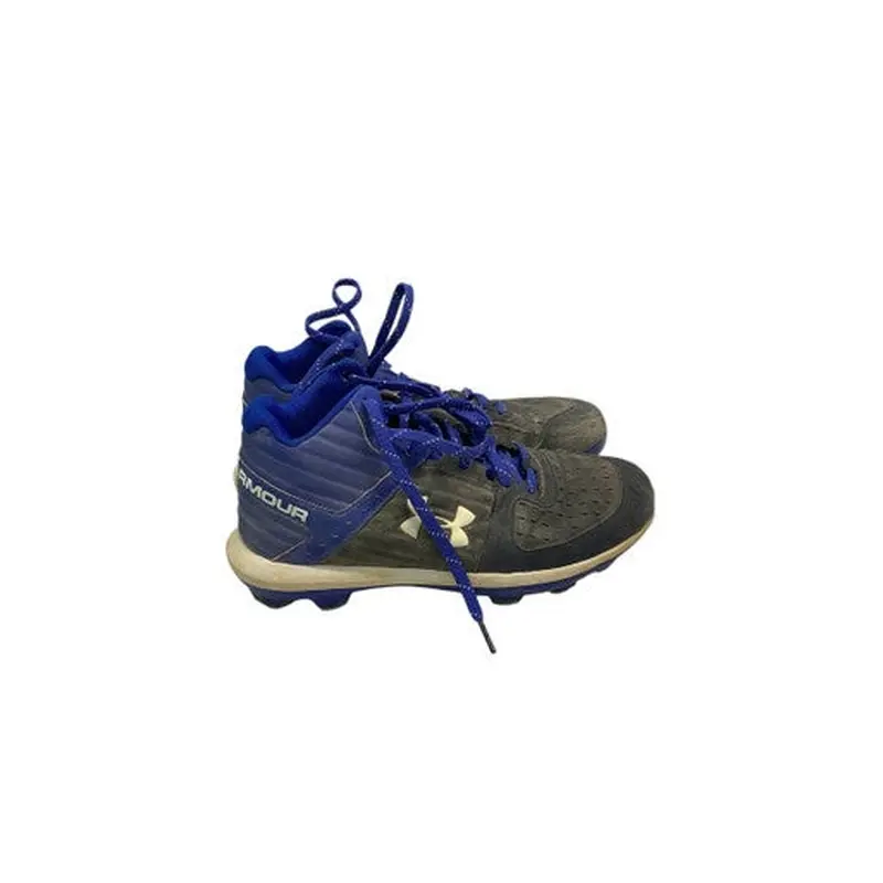 Used Under Armour BLUE BB/SB Cleats Royal Blue Junior 05.5 11347-S000253069