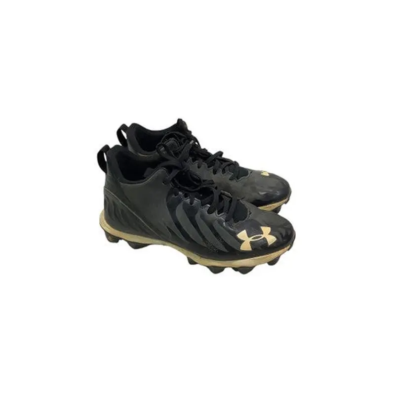 Used Under Armour CLEATS BB/SB Cleats Black Junior 04 11347-S000241958