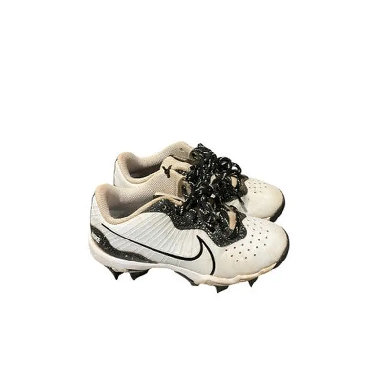 Used Nike FASTFLEX CLEATS BB/SB Cleats White Youth 12.0 11834-S000039484