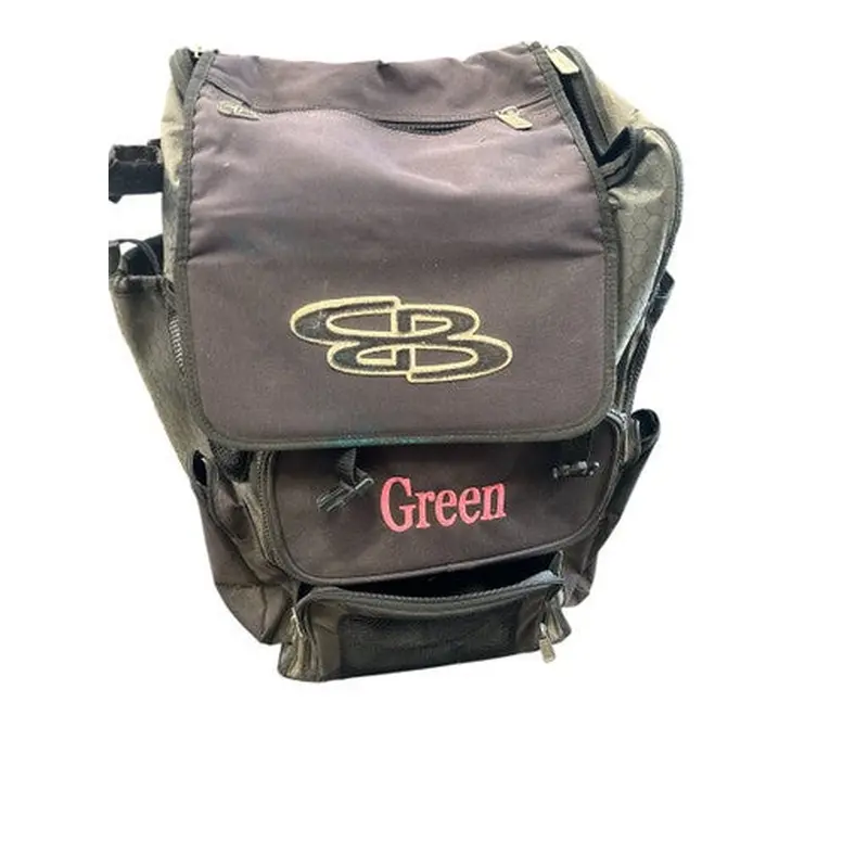 Used BoomBah B/G ROLLING BAG BB/SB Player Wheeled Bag Black 11850-S000020919