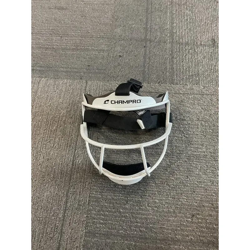 Used Champro FIELDERS MASK BB/SB Fielders Mask White One Size 11614-S000217430