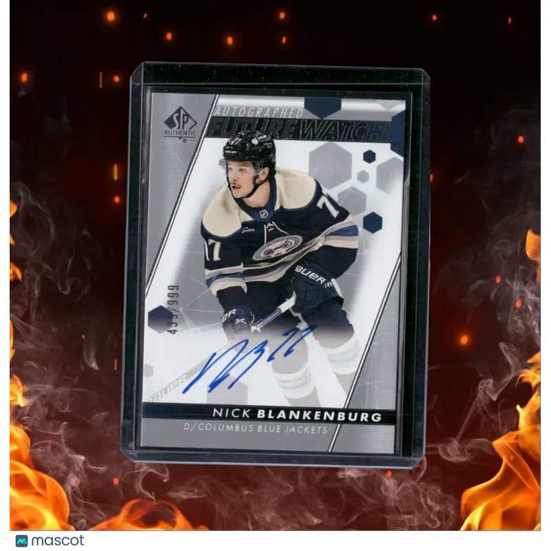 2022-23 SP Authentic Nick Blankenburg Future Watch Rookie Auto 439/999 #161