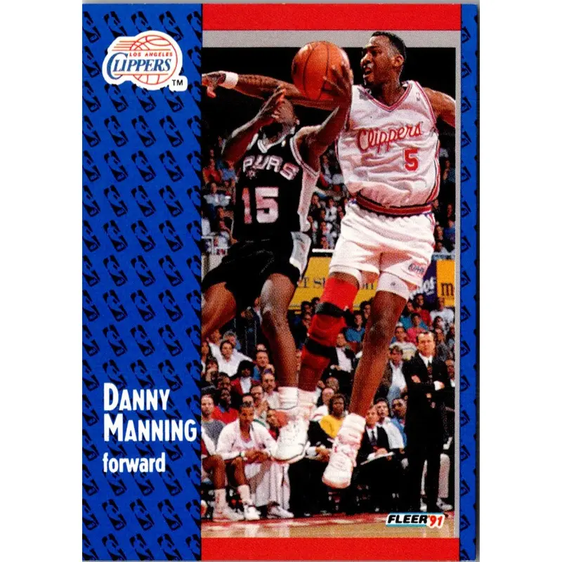 1991 Fleer Danny Manning #92
