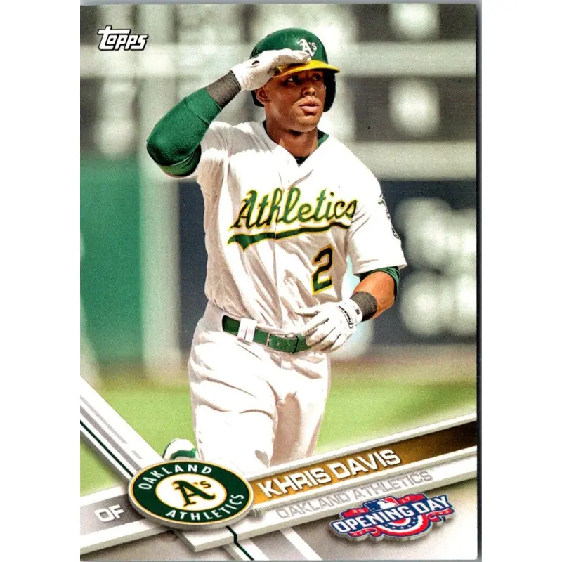 2017 Topps Opening Day Khris Davis #123