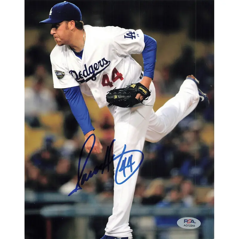 Aaron Harang signed 8x10 photo PSA Autographed Dodgers