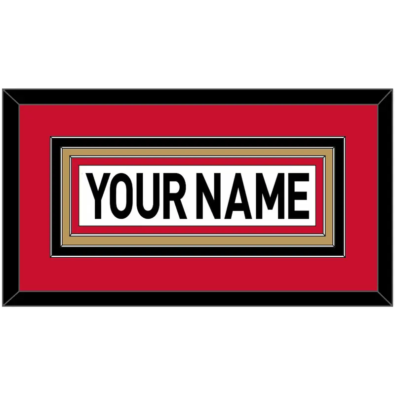 Ottawa Nameplate - Road White (2007-2017) - Triple Mat 2