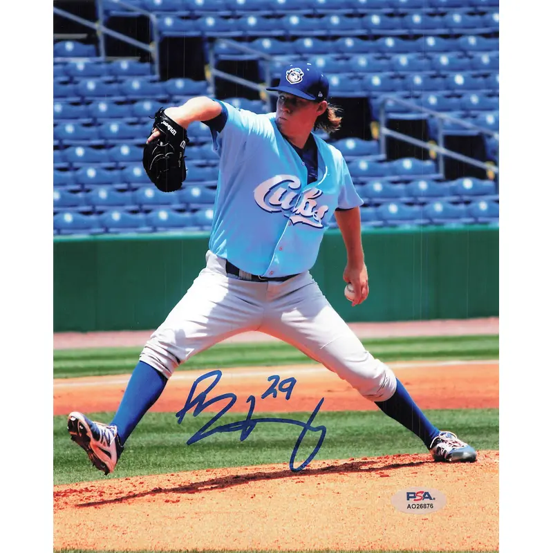 ROB ZASTRYZNY signed 8x10 photo PSA/DNA Chicago Cubs Autographed