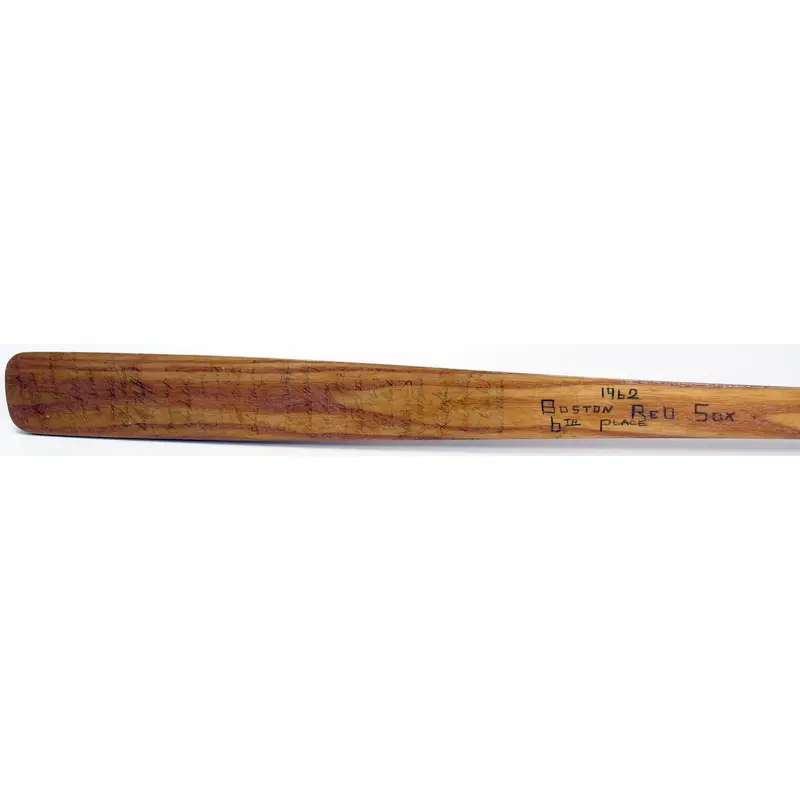 1962 Boston Red Sox Team Signed Bat Carl Yastrzemski Rookie Era With JSA COA