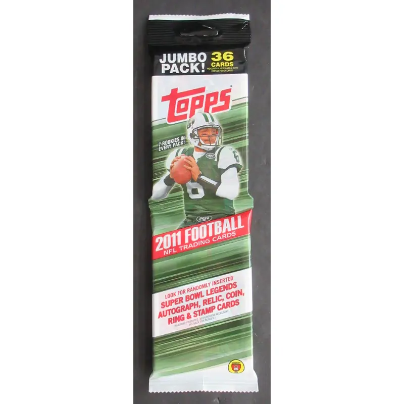 2011 Topps Football Unopened Jumbo Hanger Pack (36)