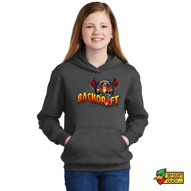 Backdraft Black Youth Hoodie