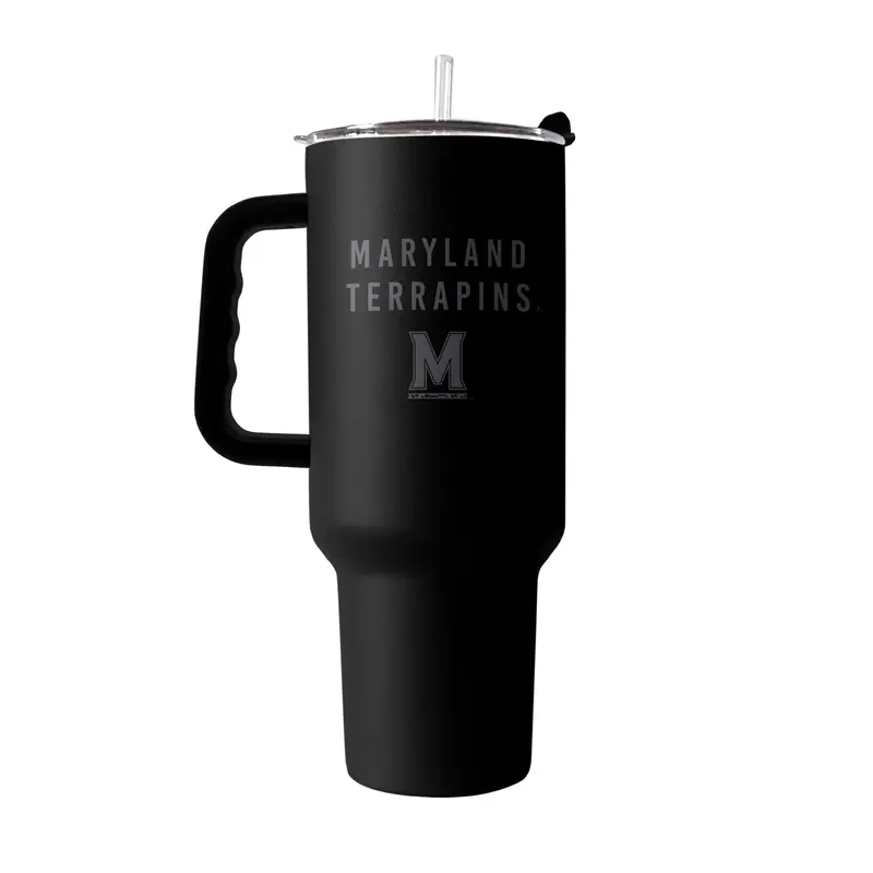 Maryland 40oz Black Tonal Powder Coat Tumbler
