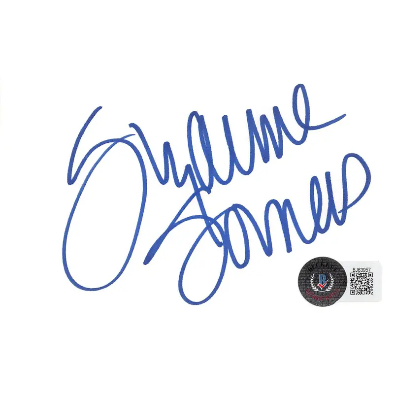 Suzanne Somers Three's Company Authentic Signed 3x5 Index Card BAS #BJ63957