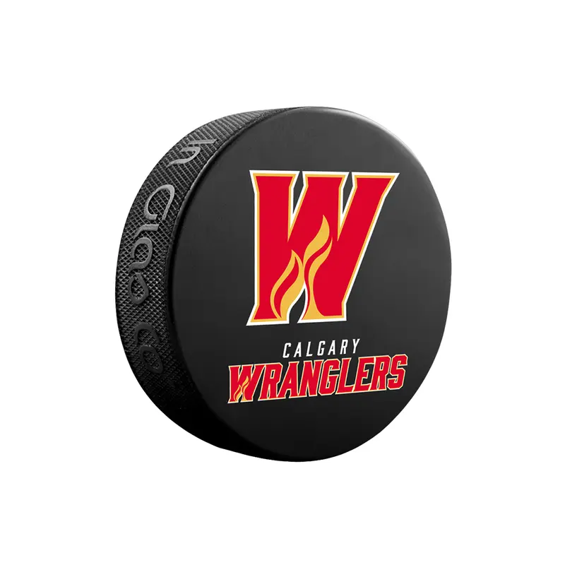 AHL Calgary Wranglers Classic Souvenir Hockey Puck