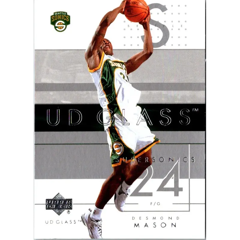 2002 UD Glass Desmond Mason #81