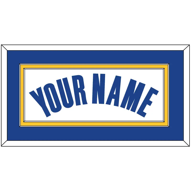Golden State Name - White Association - Double Mat 2