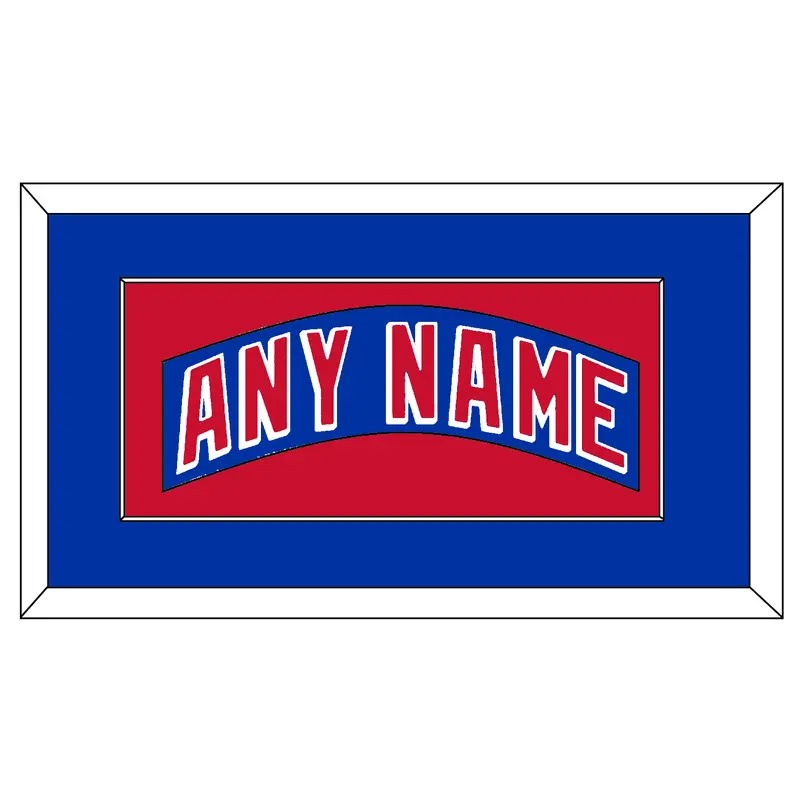 New York Nameplate - Road Blue (1990-2004) - Single Mat 2