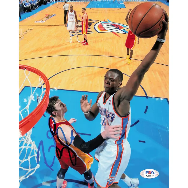 REGGIE JACKSON signed 8x10 photo PSA/DNA Oklahoma City Thunder Autographed