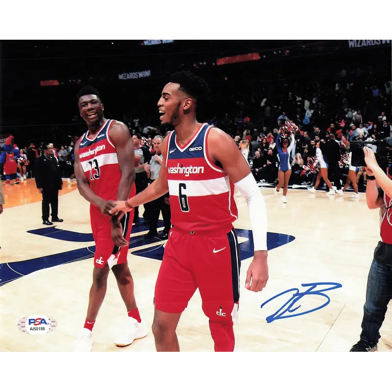 Troy Brown Jr signed 8x10 photo PSA/DNA Washington Wizards Autographed