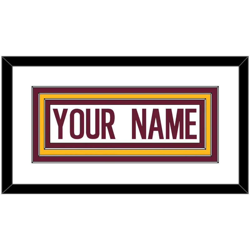 Washington Nameplate - Road White (2020-2021) - Triple Mat 2
