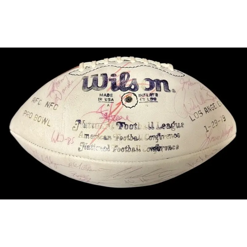1978 NFL Pro Bowl Team Signed Wilson Official Football 40 Sigs JSA COA