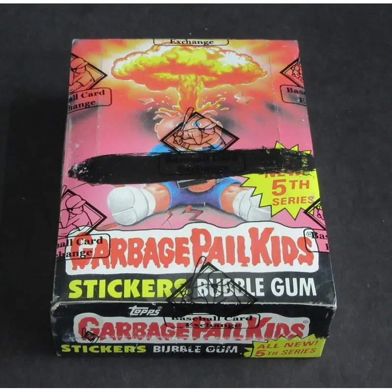 1986 Topps Garbage Pail Kids Series 5 Unopened Wax Box (w/ price) (X-Out) (BBCE)