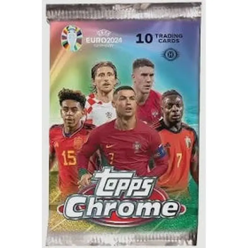 2023-24 Topps UEFA Euro Chrome Soccer Hobby Box
