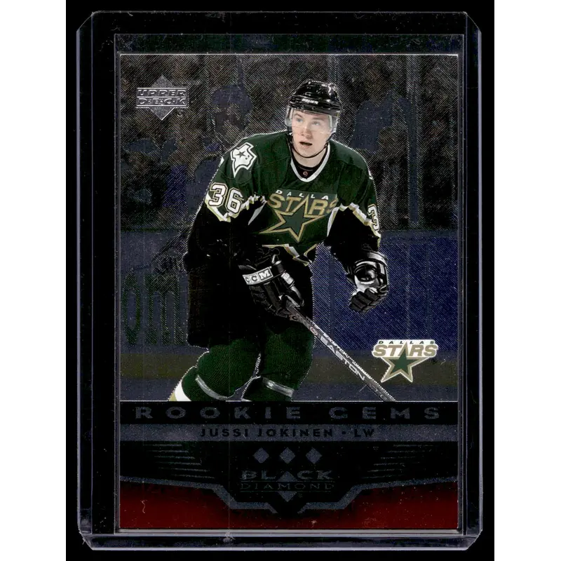 2005-06 Upper Deck Black Diamond - Ruby - Rookie Gems - Jussi Jokinen #159 /100 RC