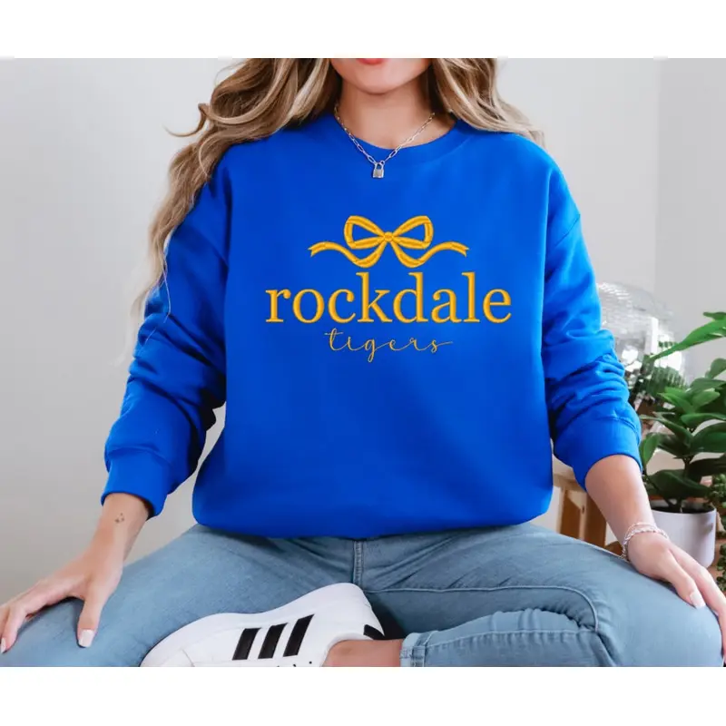 Tigers Coquette Embroidered Sweatshirt