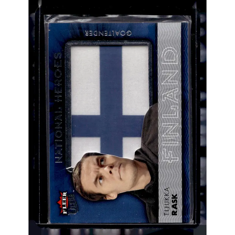 2014-15 Fleer Ultra - National Heroes Manufactured Flag Patch - Tuukka Rask #NH-TR