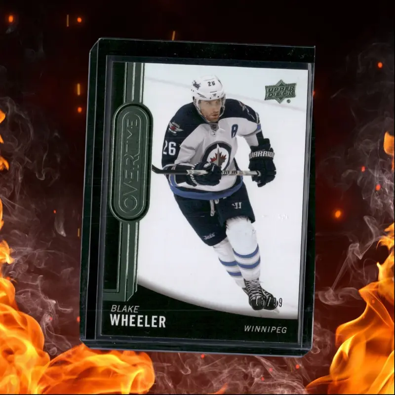 2014-15 Upper Deck Overtime Blake Wheeler Green 15/99 #39