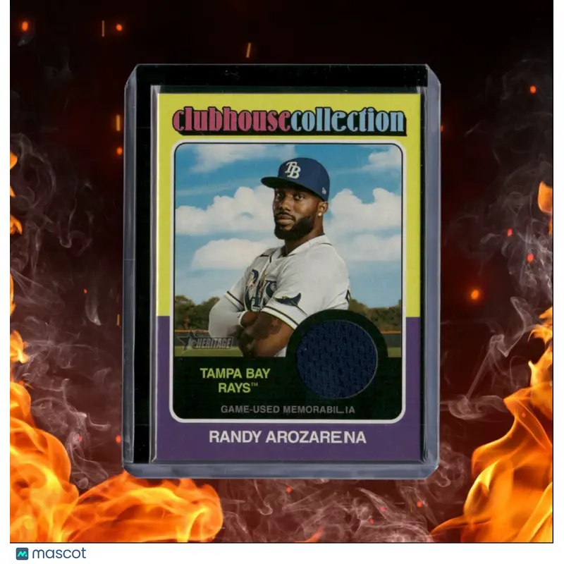 2024 Topps Heritage Randy Arozarena Clubhouse Collection Jersey #CCR-RA