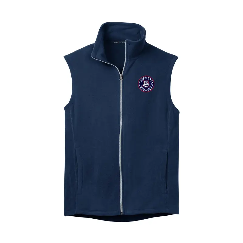 Round Rock Express Navy Micro-Fleece Vest
