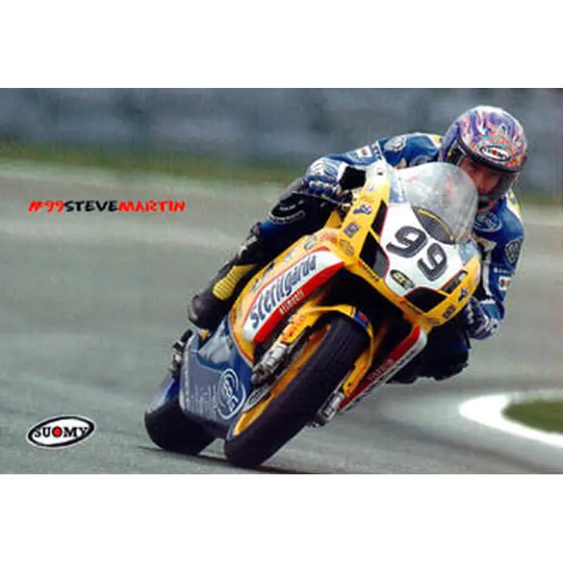 Steve Martin "MotoGP Action" Ducati Motorcycle Racing Poster - Suomy