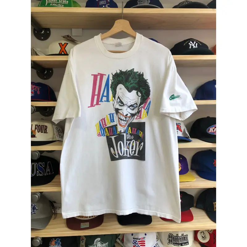 Vintage 1987 DC Comics Joker HAHAHA Tee Size XL