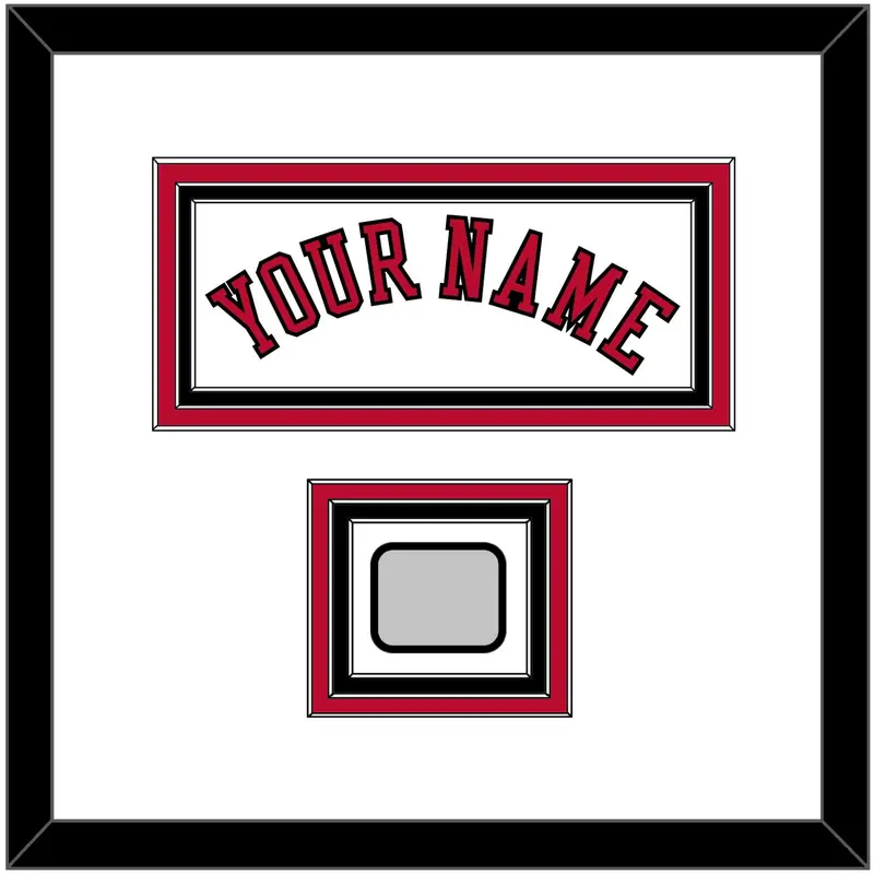 Chicago Name & Champions Trophy Patch - Home White (1986-2017) - Triple Mat 1