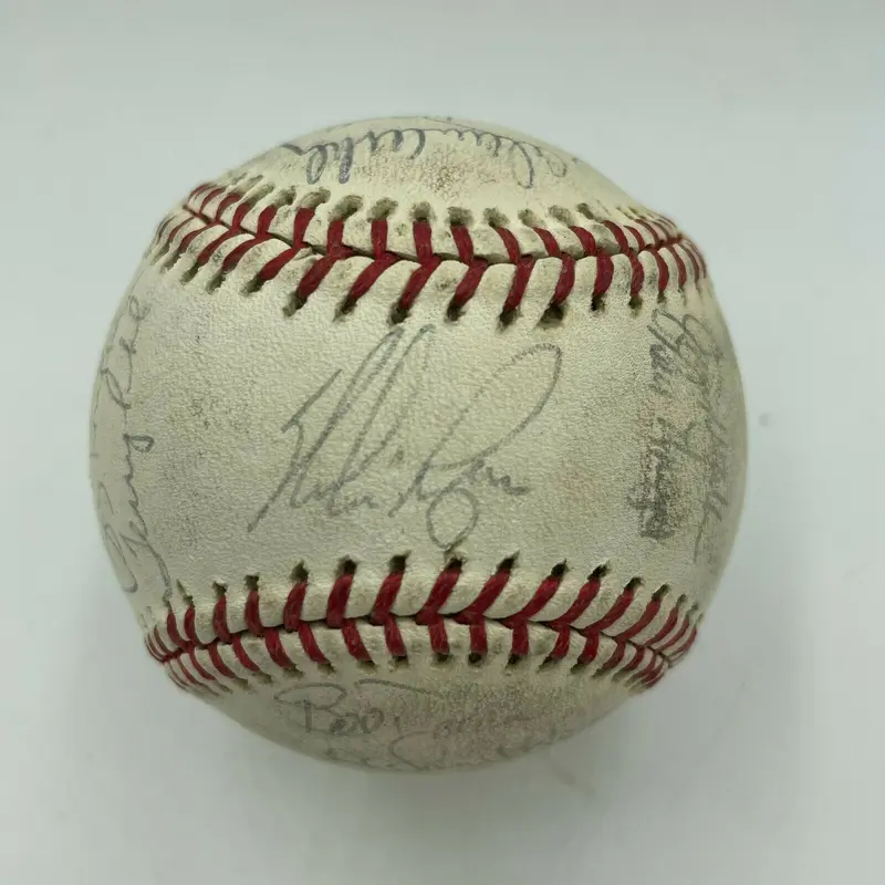 Nolan Ryan 1983 Houston Astros Team Signed Autographed Vintage Baseball