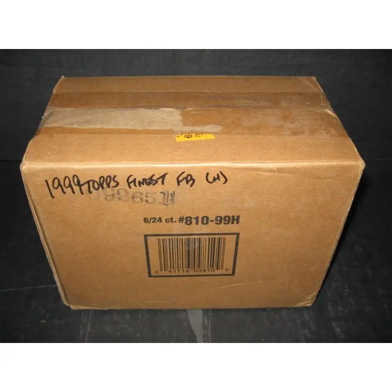 1999 Topps Finest Football Case (Hobby) (6 Box)